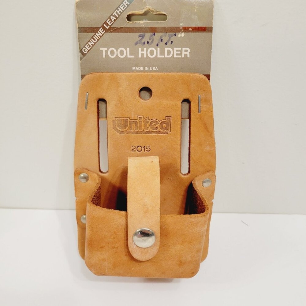 United Genuine Leather Tool Belt Holder Accessory Made U.S.A